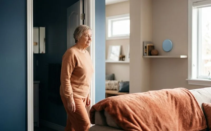 Whole-home coverage shown gently across rooms