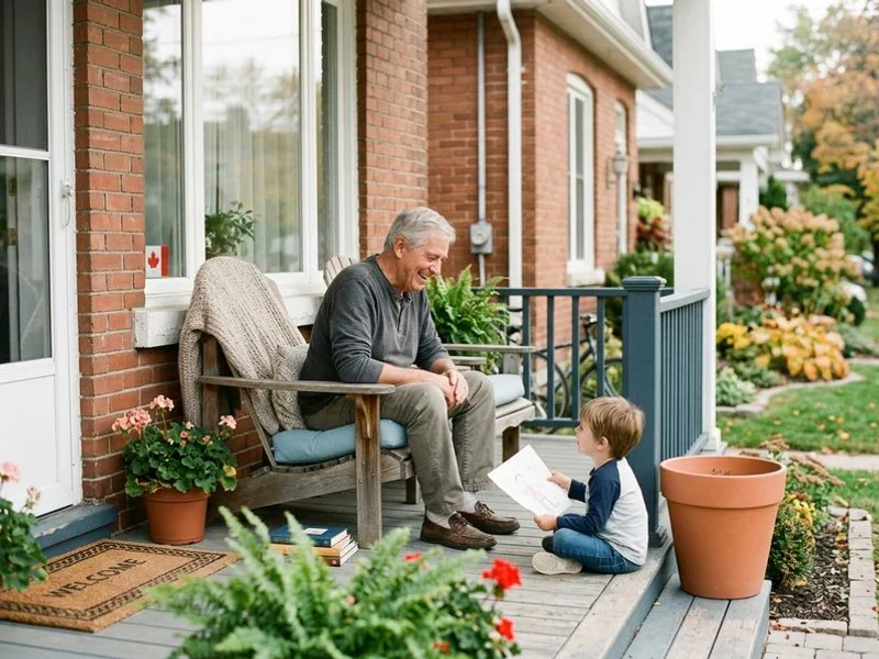 Warm home setting in Byron, Southwestern Ontario